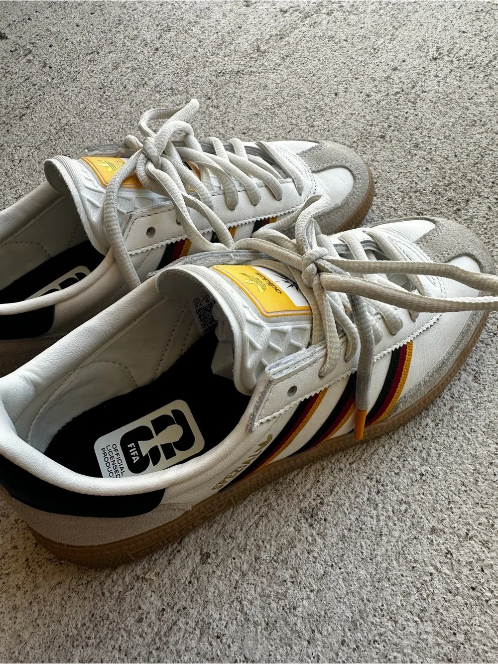 ADIDAS Men’s FIFA World Cup Handball Spezial Shoes German Flag Inspired